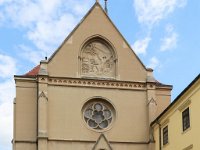 Crkva sv. Franje Asiškog s franjevačkim samostanom, pročelje iz Opatovine